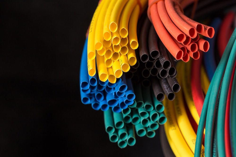 Flexible colored PVC cables